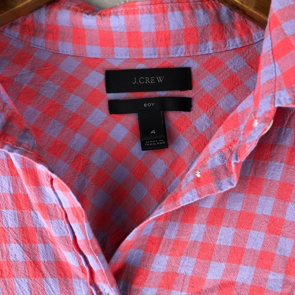 J. Crew Gingham Button Down - Picture 5 of 13